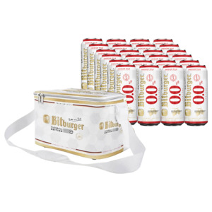 Bitburger Drive 0.0% Zero Alcohol 500ml 24 Pack & Official Cooler Bag