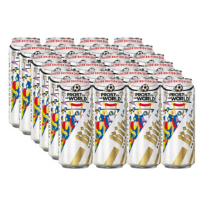 Beer Bargains: Bitburger "Football Edition 2026" Pilsner 4.8% 500ml Can - 24 Pack