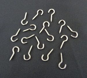 Products: Curtain Wire Screw Hooks 30c Each – Moreland Fabrics