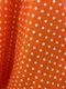 100% Cotton – Orange Small 2mm White spots on Orange 100% Cotton – 1.15cm wi&hellip;