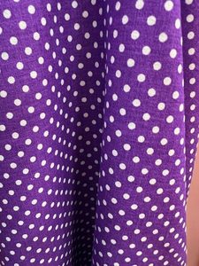 100% Cotton – Purple Small 2mm White spots on Purple 100% Cotton – 1.15cm wi&hellip;