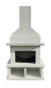 Concrete Fireplace Mantle morepork