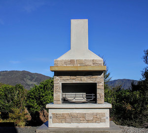 Desert Stone Fireplace morepork