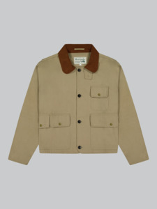 Cropped Hunting Coat - Khaki