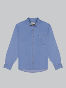 Shirting: Workwear Shirt - Denim