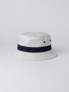 Headwear: Fitted Bucket - White/Navy
