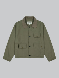 Cropped Hunting Coat - Moss