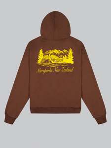 Mackenzie Hooded Sweatshirt - Brown