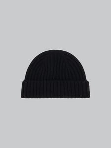 Headwear: Wool Beanie - Black
