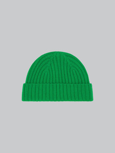 Headwear: Wool Beanie - Green