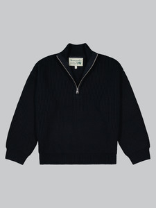New Arrivals: Merino Quarter Zip - Black