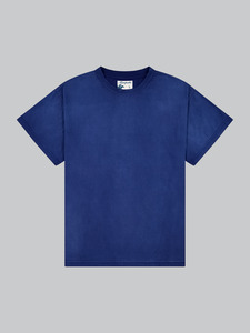 Sun-Faded Pima Tee - Navy