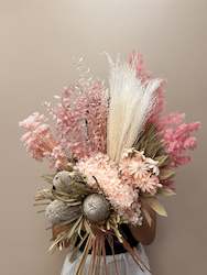 Dried Flowers: Florist Choice - Blush Dried Bouquet