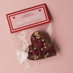 Gifts: Plum & Pearl Milk Choc Heart