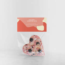 Gifts: Blueberry Coconut White Choc Heart