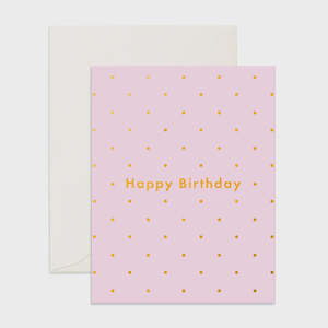 Happy Birthday Polka Dot Card