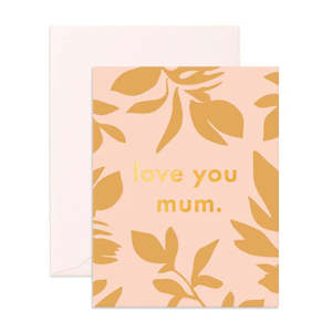 Love You Mum Card