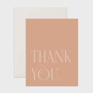 Thank You Nude Card