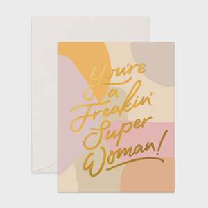 Super Woman Card