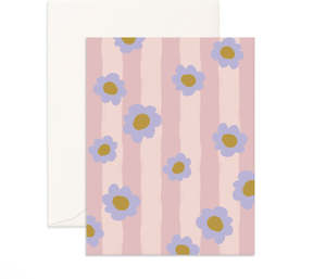 Cards: Begonia Stripe Card