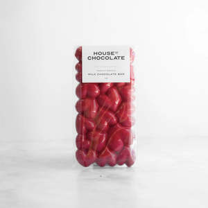 Hazelnut Gianduja - Milk Choco Heart Bar