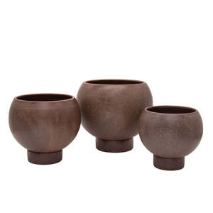 Orbit Planter - Coffee