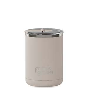 Treats And Cards 1: Frank Green - Ceramic Reusable Coffee Cup Flip Lid Moon Dust