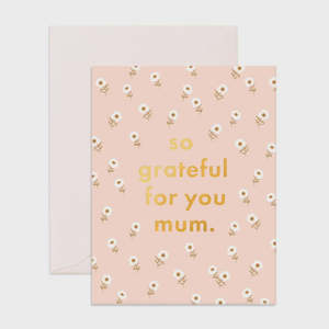 So Grateful For You Mum Card