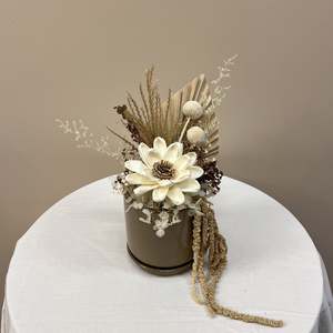 Mocha Dried Flower Arrangment