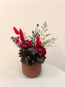 Burgundy Mini Dried Arrangment