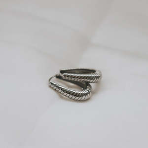 The Everyday Edit 1: Silver Freya Hoops By Katy B