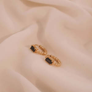 Gold Izzy Hoop By Katy B