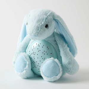 Gifts/Kids: Blue Bunny Plush Night Light