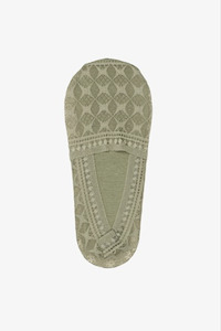 Fashion Footwear: Lace Sockette - Khaki