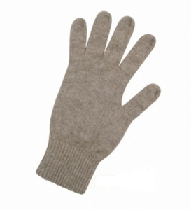Fashion Gloves: Possum Merino Full Finger Gloves - Natural