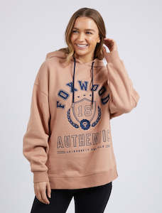 Fashion Hoodies: Varsity Hoody - Latte