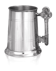 Gifts Birthdays: 21st Key Handle Stein