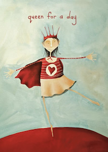 Gifts Cards: Notecard - Queen For A Day