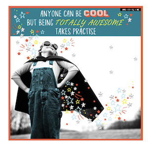 Gifts Cards: Card - Anyone can be cool...