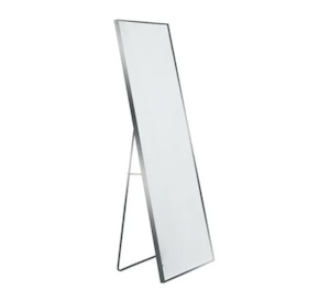 Homeware Mirrors: Rectangular Aluminium Mirror - Silver