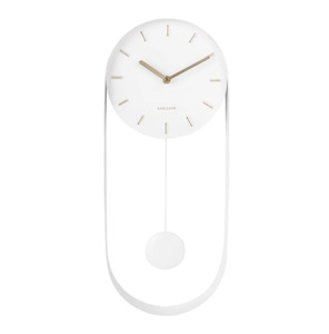 Homeware Clocks: Charm Pendulum Clock - White