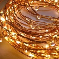 Homeware Seed Lights Led Candles: 10m Copper Wire Seed Lights (Plug In)