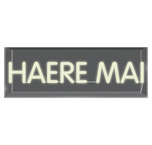 Homeware Lighting: Neon Light - Haere Mai