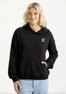 Fashion Hoodies: Elliot Hoodie - Black with Shadow X
