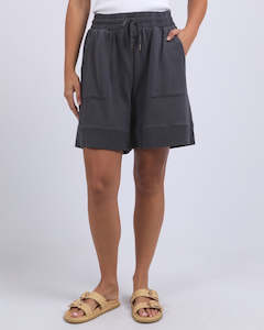 Fashion Skirts Shorts: Hustler Short - Charcoal