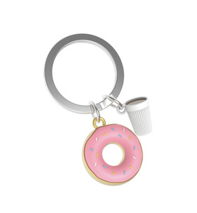 Keychain - Donut & Coffee