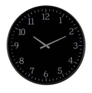Homeware Clocks: Itzel Clock Black Frame