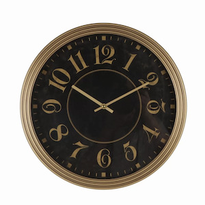 Mina Clock Bronze Frame