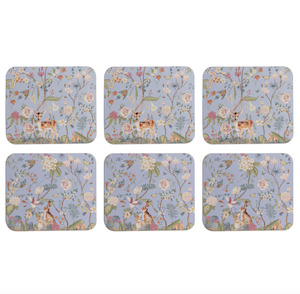 Homeware Coasters Table Runners: Enchanted Forest 6pk Coaster