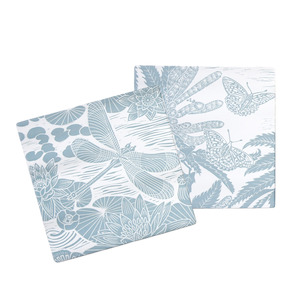 Homeware Coasters Table Runners: Kate Heiss Set of 2 Coasters - Powder Blue